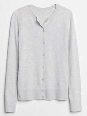 GAP Cotton Cardigan XL Light Gray